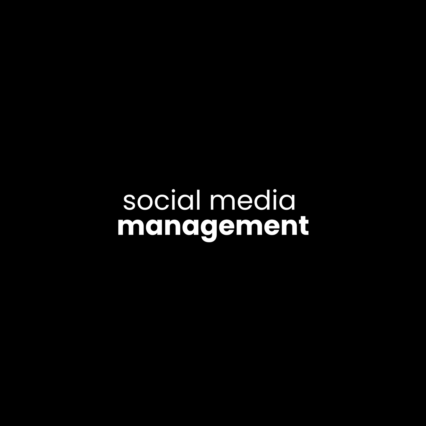 Social Media Management